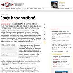 Google, le scan sanctionné