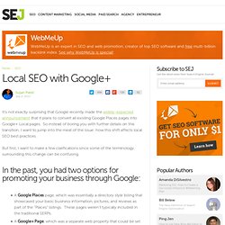 Local SEO with Google+