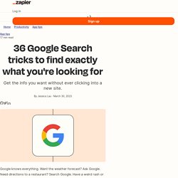 Search Smarter: 30+ Google Search Tricks You Might Not Already Know