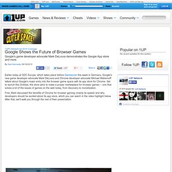 Google Shows the Future of Browser Games