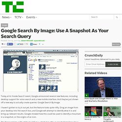 Google Search By Image: Use A Snapshot As Your Search Query