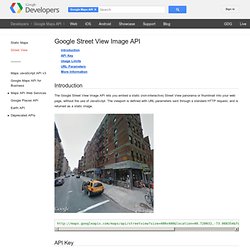 Street View Image API - Google Maps Image APIs