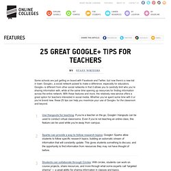 25 Great Google+ Tips for Teachers