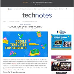 Google Templates for Students