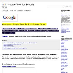 Tools for Schools - Home (Google Tools for Schools)