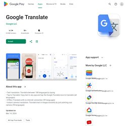 Google Traduction - Android Market