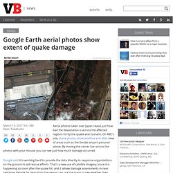 Google Earth aerial photos show extent of quake damage