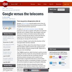 Google versus the telecoms