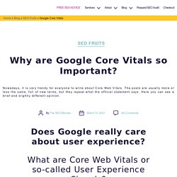 Google Core Vitals