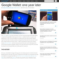 Google Wallet: one year later