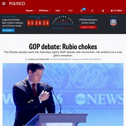 GOP presidential debate: Chris Christie knocks Marco Rubio off balance at GOP debate