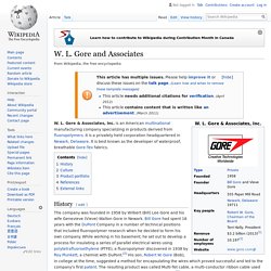 W. L. Gore and Associates - Wikipedia