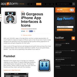 30 Gorgeous iPhone App Interfaces & Icons