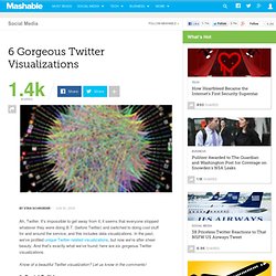 6 Gorgeous Twitter Visualizations