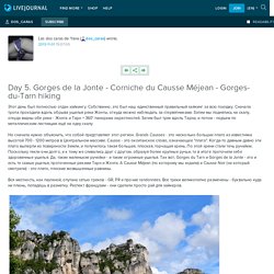 Day 5. Gorges de la Jonte - Corniche du Causse Méjean - Gorges-du-Tarn hiking: dos_caras