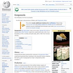 Gorgonzola - Wikipedia