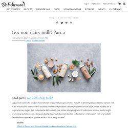 Got non-dairy milk? Part 2