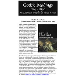 Gothic Readings by Rictor Norton