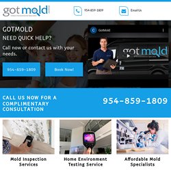 GotMold, home mold inspection services near me Oakland Park FL