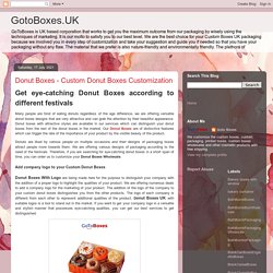 GotoBoxes.UK: Donut Boxes - Custom Donut Boxes Customization