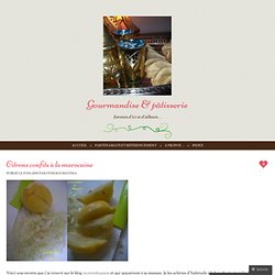 Citrons confits à la marocaine