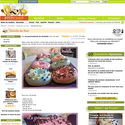 Recette Donuts au four par les gourmandises de christelle - PtitChef