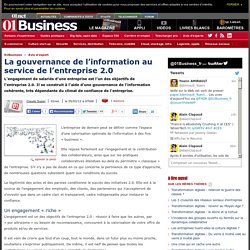 La gouvernance de l’information au service de l’entreprise 2.0