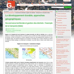 Gouvernance territoriale et gestion des déchets : l'exemple de la Campanie (Italie)