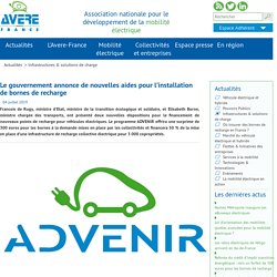 Le gouvernement annonce de nouvelles aides pour l’installation de bornes de recharge