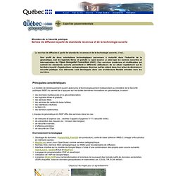 Expertise québécoise - Gouvernement - Télédétection