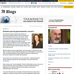Premiers pas du gouvernement “ouvert” - Transnets - Blog LeMonde