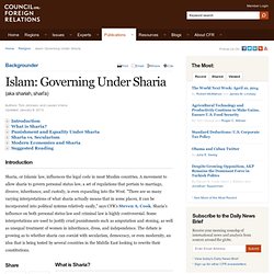 Islam: Governing Under Sharia