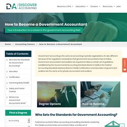 Government Accounting - Government Accountant Career, Salary & Degree Guide - Discover Accounting