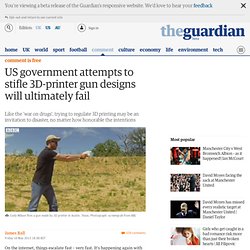 US gov. tries 2 stifle 3D-printer gun designs