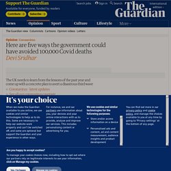 Here are five ways the government could have avoided 100,000 Covid deaths