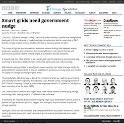 Smart grids need government nudge