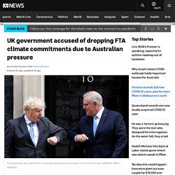 UK government accused of dropping FTA climate commitments due to Australian pressure