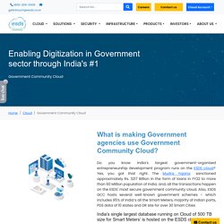 Government Community Cloud Empanel by Government of India