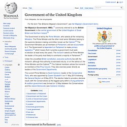 Government of the United Kingdom