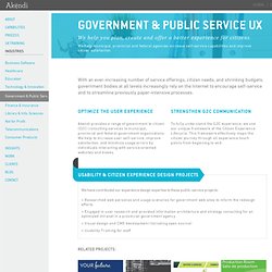 Public Service User Experience & Usability UK Government Consulting, Citizen Experience Design, Akendi: London, UK, Manchester, Birmingham, Bristol, Cambridge, Amsterdam, NL