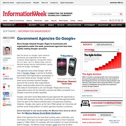 Government Agencies Go Google+ - Government - Information Management