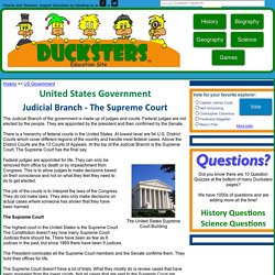 US Government for Kids: Judicial Branch - The Supreme Court
