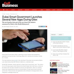 Dubai Smart Government Launches Several New Apps During Gitex
