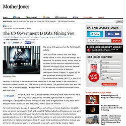 The US Government Is Data Mining You