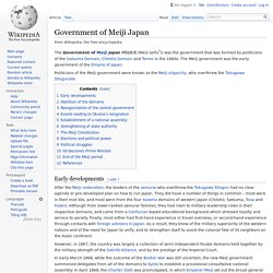 Government of Meiji Japan