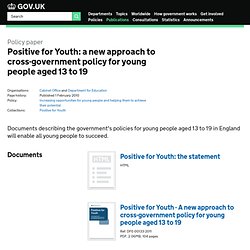 Positive for Youth - Children and young people