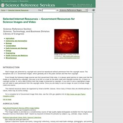 Government Resources for Science Images