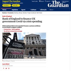 Bank of England to finance UK government Covid-19 crisis spending