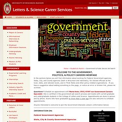 Government & Public Service Job Search