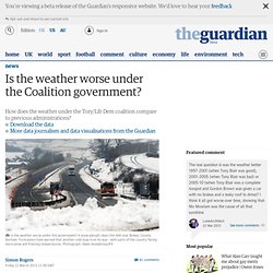 Is the weather worse under the Coalition government? Visualised